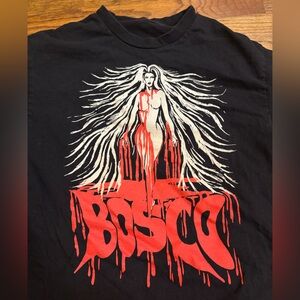 Bosco Graphic Tee with Red and White Design